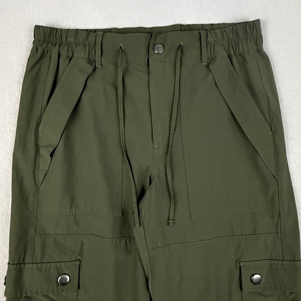 Cabi 4511 Quantum Cargo Jogger Pants Womens Small Elastic Waist Drawstring Green - Picture 4 of 13